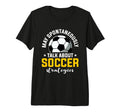 Coaching Soccer Dad Coach Soccer T-Shirt - Minimalist Print for Adults