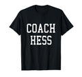 Coach Hess Custom Football T-Shirt - Casual Everyday Wear for Adults