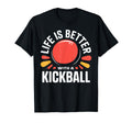 Love Kickball Player Soccer T-Shirt - Fun Novelty Design for Adults