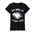 My Goal Is To Deny Yours Soccer Player T-Shirt - Unique Graphic for Adults