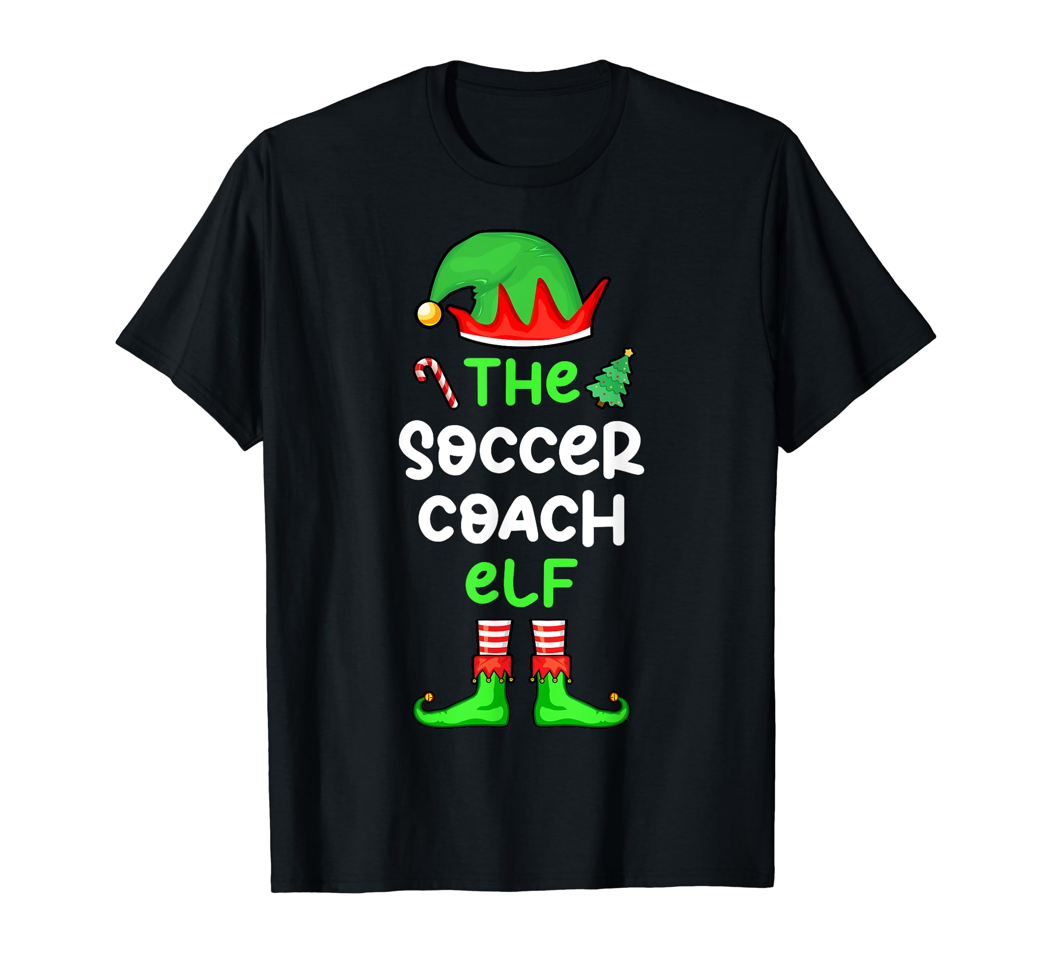 Im Soccer Coach Elf Matching Pajama T-Shirt - Trendy Graphic Men Women