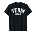 Team Soccer Sport Player Coach Fan Game T-Shirt - Minimalist Print Unisex