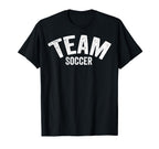 Team Soccer Sport Player Coach Fan Game T-Shirt - Minimalist Print Unisex