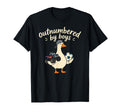 Funny Mom Silly Goose Outnumbered T-Shirt - Novelty Apparel Men Women