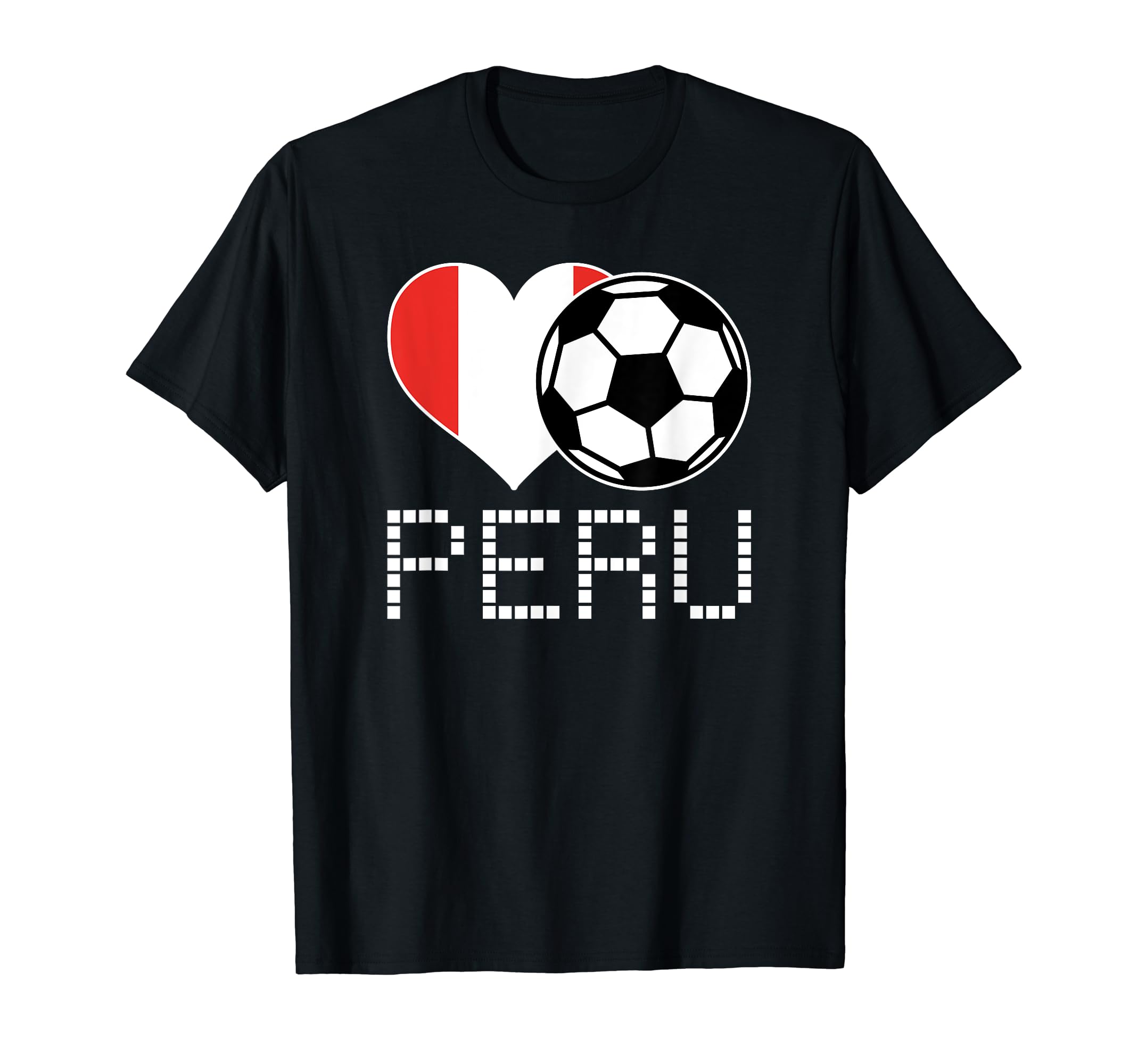 Peru Soccer Peruvian Flag Love Country T-Shirt - Unique Graphic for Adults