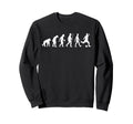 Soccer Evolution Players Funny Sweatshirt - Aesthetic Graphic for Adults