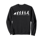 Soccer Evolution Players Funny Sweatshirt - Aesthetic Graphic for Adults