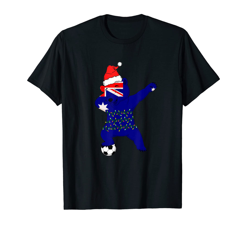 Soccer Dabbing Polar Bear Hat T-Shirt - Casual Everyday Wear Men Women