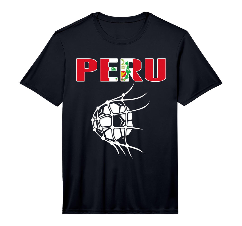 Peru Soccer Fans Jersey Peruvian Flag T-Shirt - Trendy Graphic Unisex