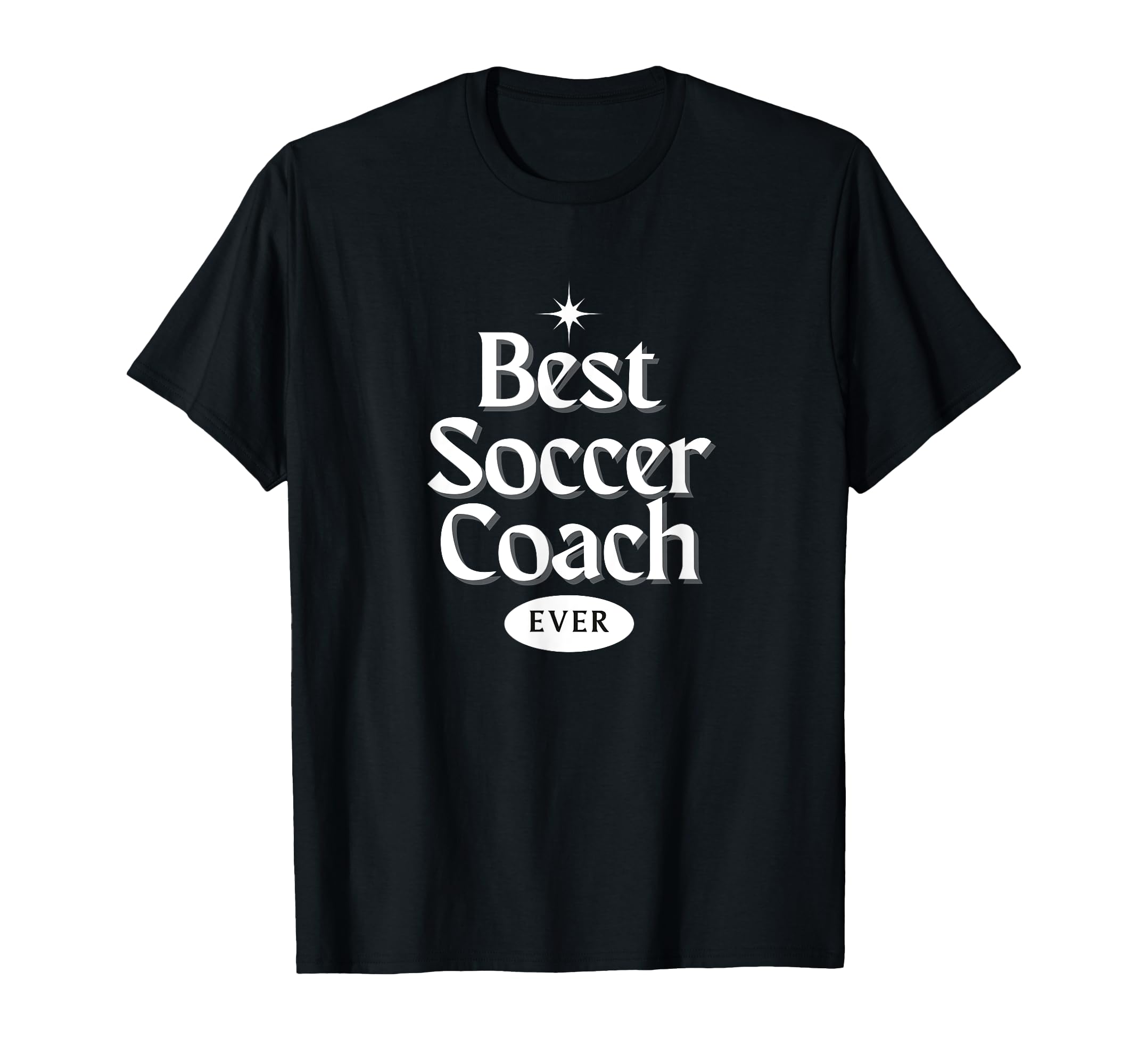 Best Soccer Coach Ever Futbol Gift T-Shirt - Fun Novelty Design for Adults