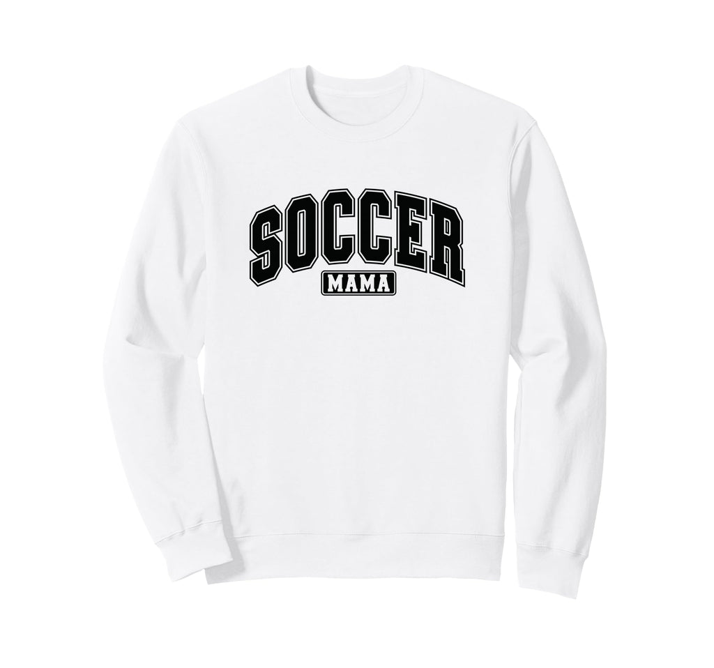 Soccer Mama Varsity Soccer Mom Sweatshirt - Streetwear Style for Adults