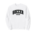 Soccer Mama Varsity Soccer Mom Sweatshirt - Streetwear Style for Adults