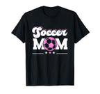 Soccer Soccer Mom Mama Mothers Day T-Shirt - Graphic Print for Adults