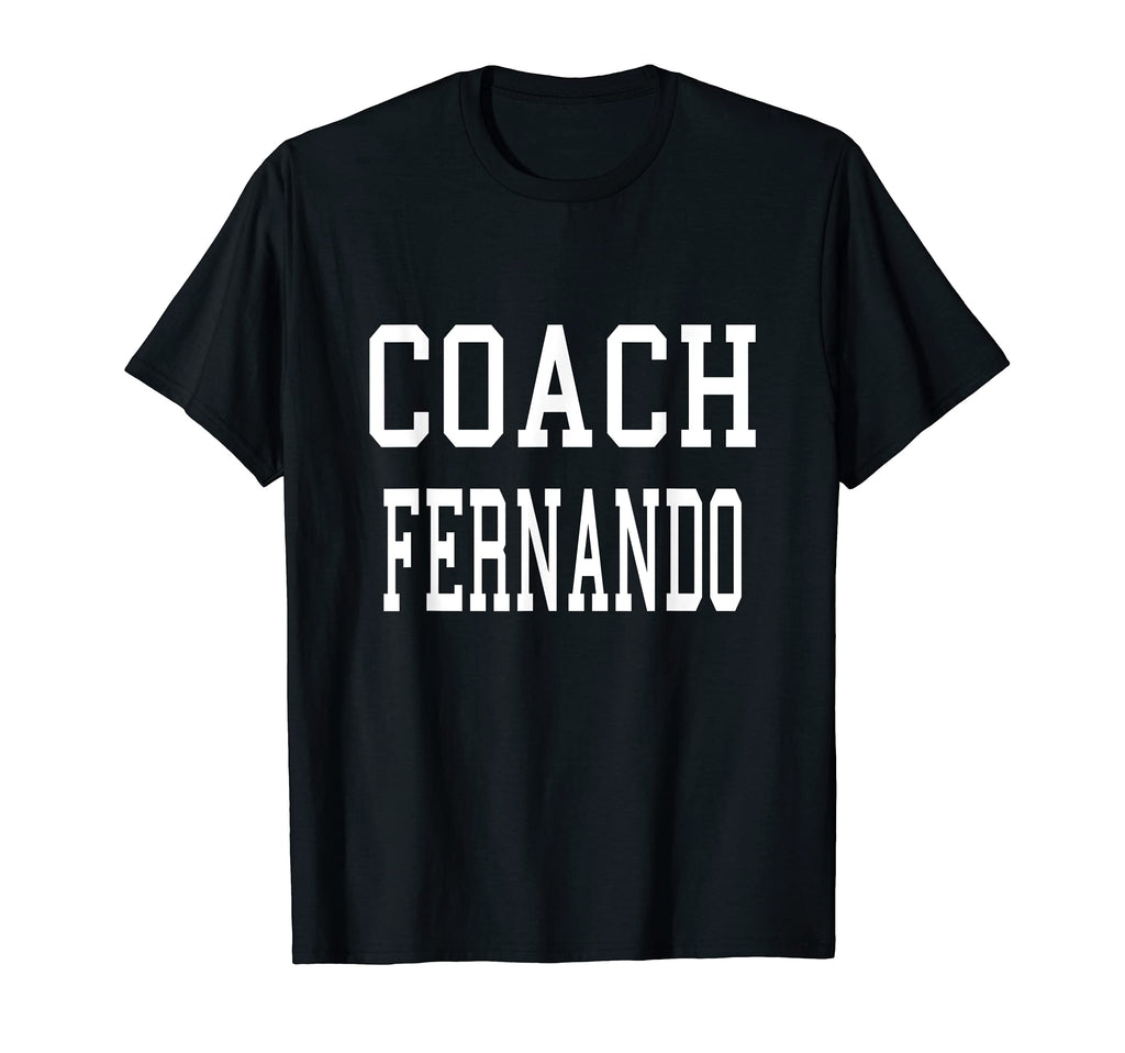 Coach Fernando Custom Football Soccer T-Shirt - Graphic Print Unisex