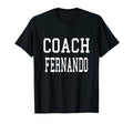 Coach Fernando Custom Football Soccer T-Shirt - Graphic Print Unisex