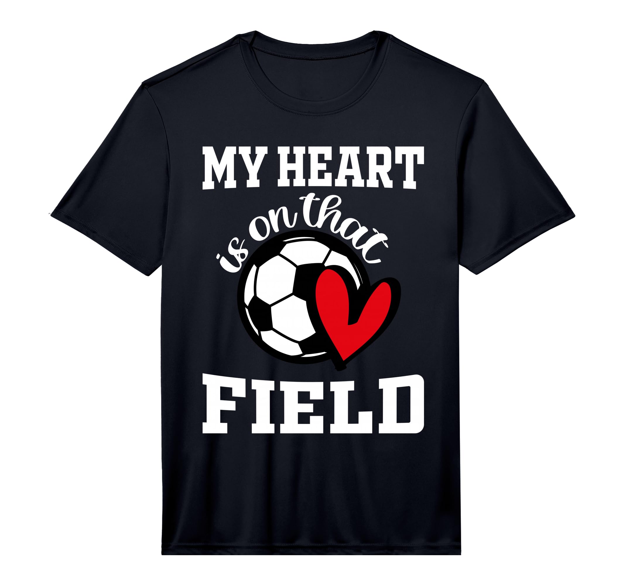 My Heart Is That Field Soccer T-Shirt - Streetwear Style for Adults