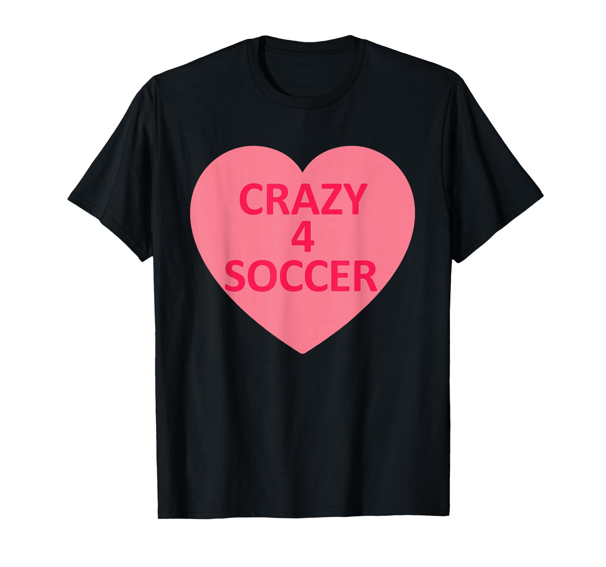 Soccer Heart Love Valentines Day T-Shirt - Novelty Apparel Unisex