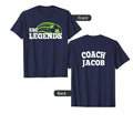 Esc Legends Indoor Soccer Team Coach T-Shirt - Custom Art Print Men Women