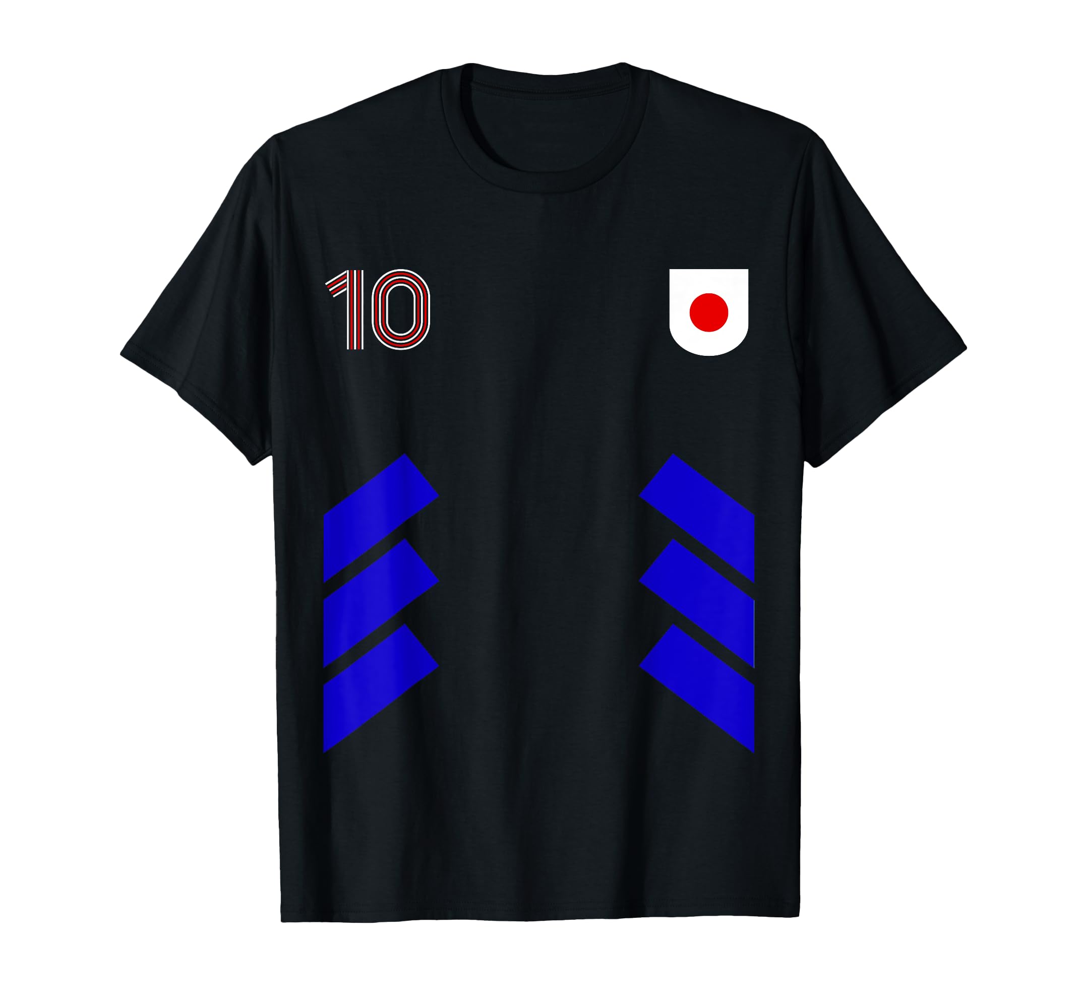 Retro10 Japan Football Japan Soccer T-Shirt - Streetwear Style for Adults