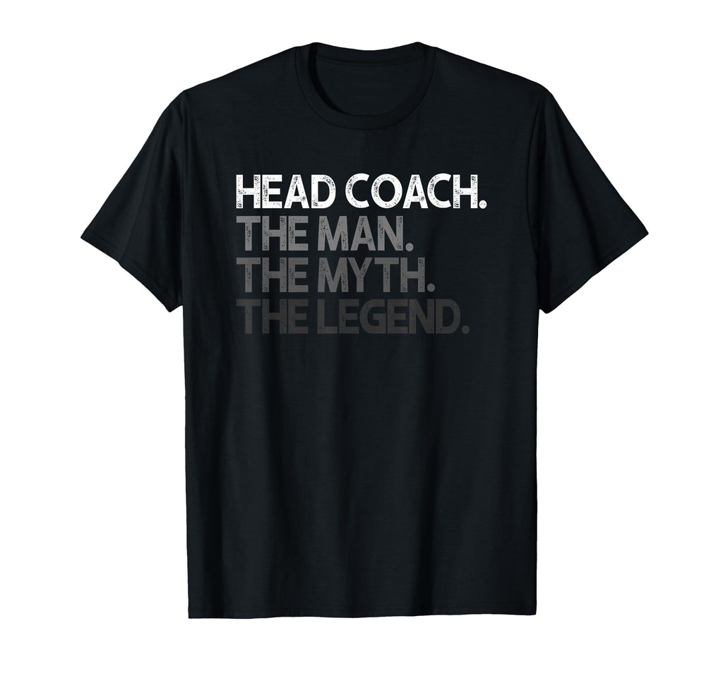 Head Coach Myth Legend T-Shirt - Casual Everyday Wear for Adults
