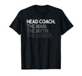 Head Coach Myth Legend T-Shirt - Casual Everyday Wear for Adults