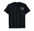 Soccer Player Soccer Heart Soccer Ball T-Shirt - Fun Novelty Design Unisex