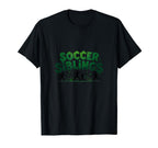 Soccer Siblings Family Teamwork Soccer T-Shirt - Graphic Print Men Women