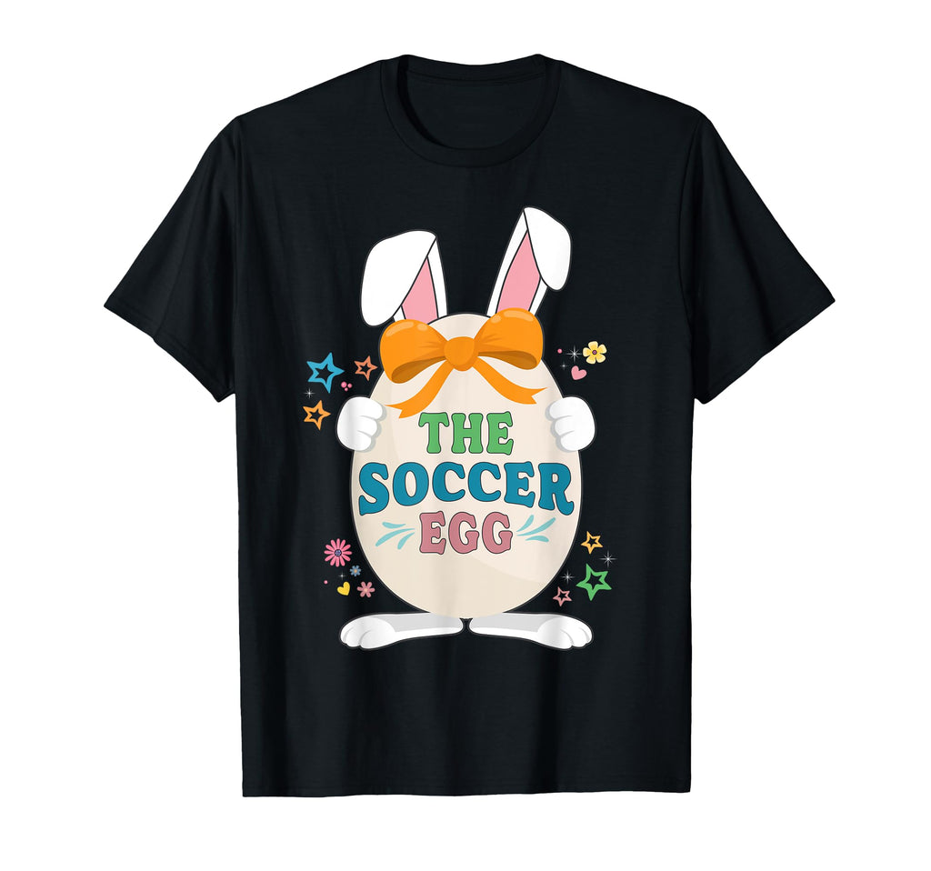 Soccer Egg Easter Matching Family T-Shirt - Casual Everyday Wear Men Women