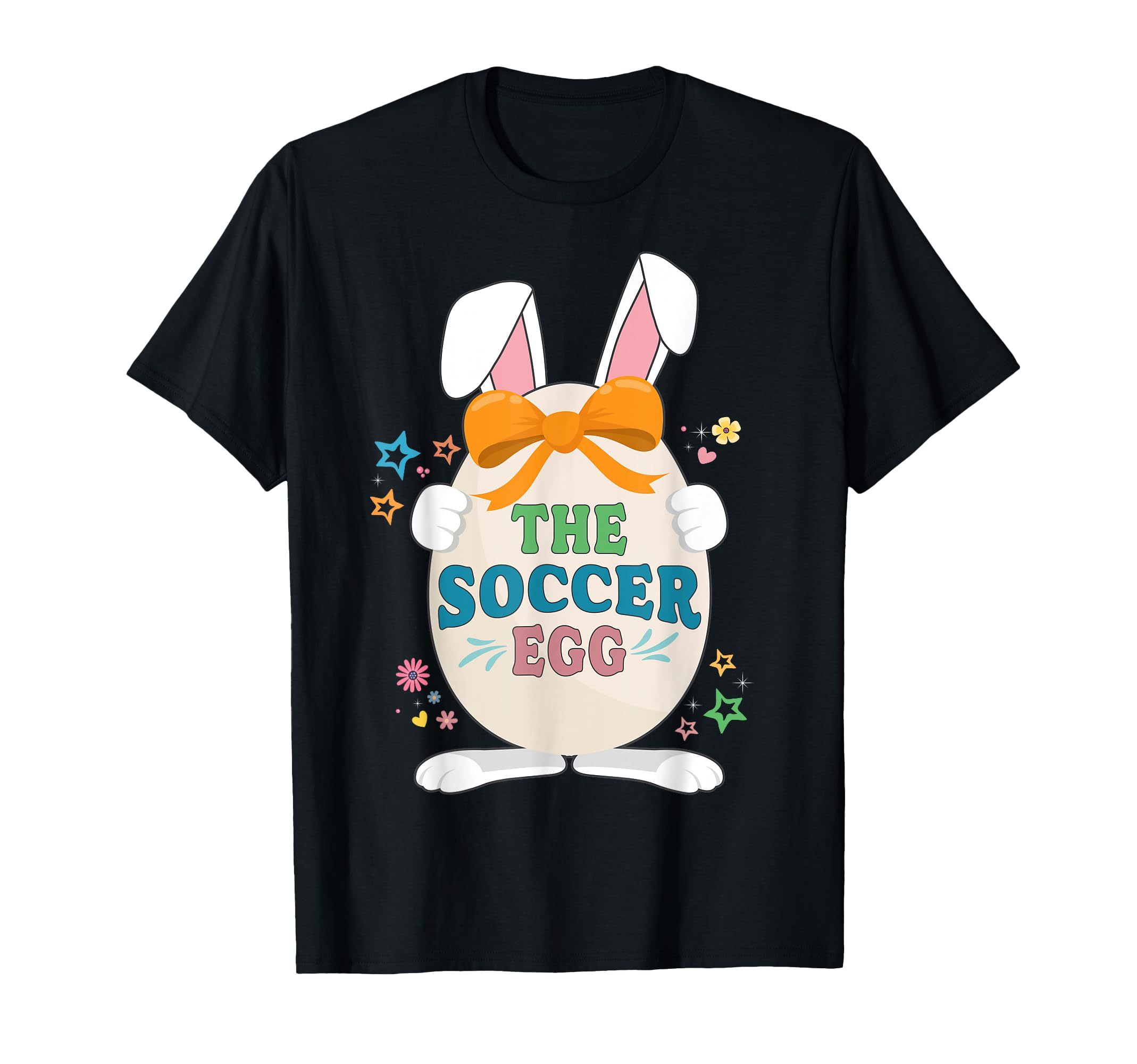 Soccer Egg Easter Matching Family T-Shirt - Casual Everyday Wear Men Women