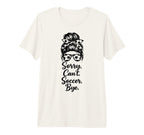 Sorry Cant Soccer Bye Funny T-Shirt - Casual Everyday Wear Men Women