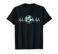 Soccer Heartbeat Soccer Player T-Shirt - Unique Graphic for Adults