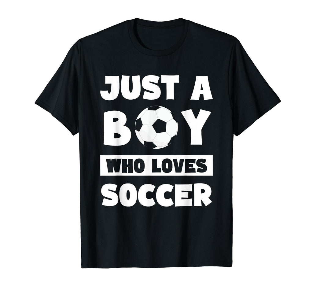 Just Who Loves Soccer Soccer Lover T-Shirt - Novelty Apparel Men Women
