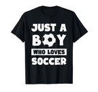 Just Who Loves Soccer Soccer Lover T-Shirt - Novelty Apparel Men Women
