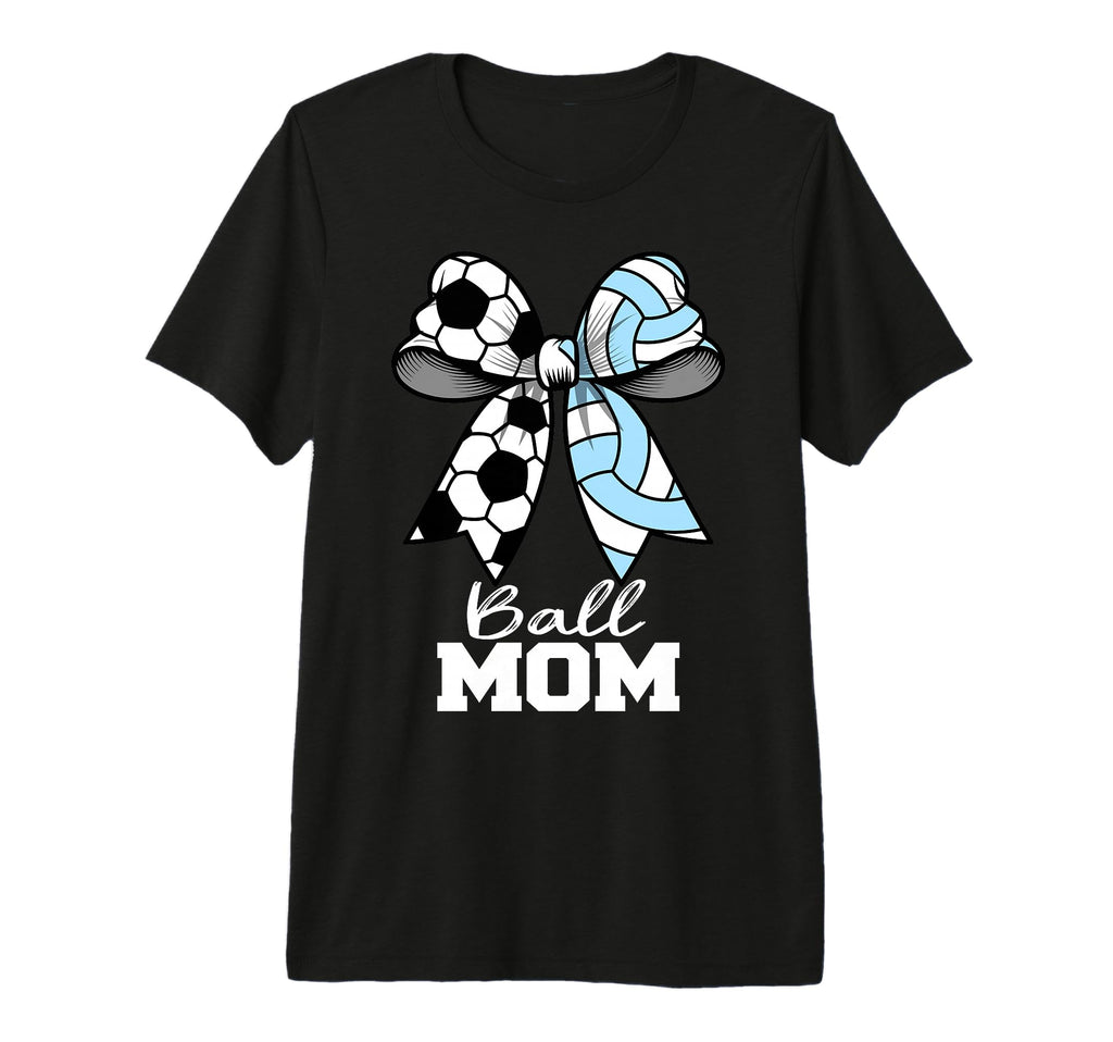 Ball Mom Soccer Volleyball Mom T-Shirt - Aesthetic Graphic Men Women