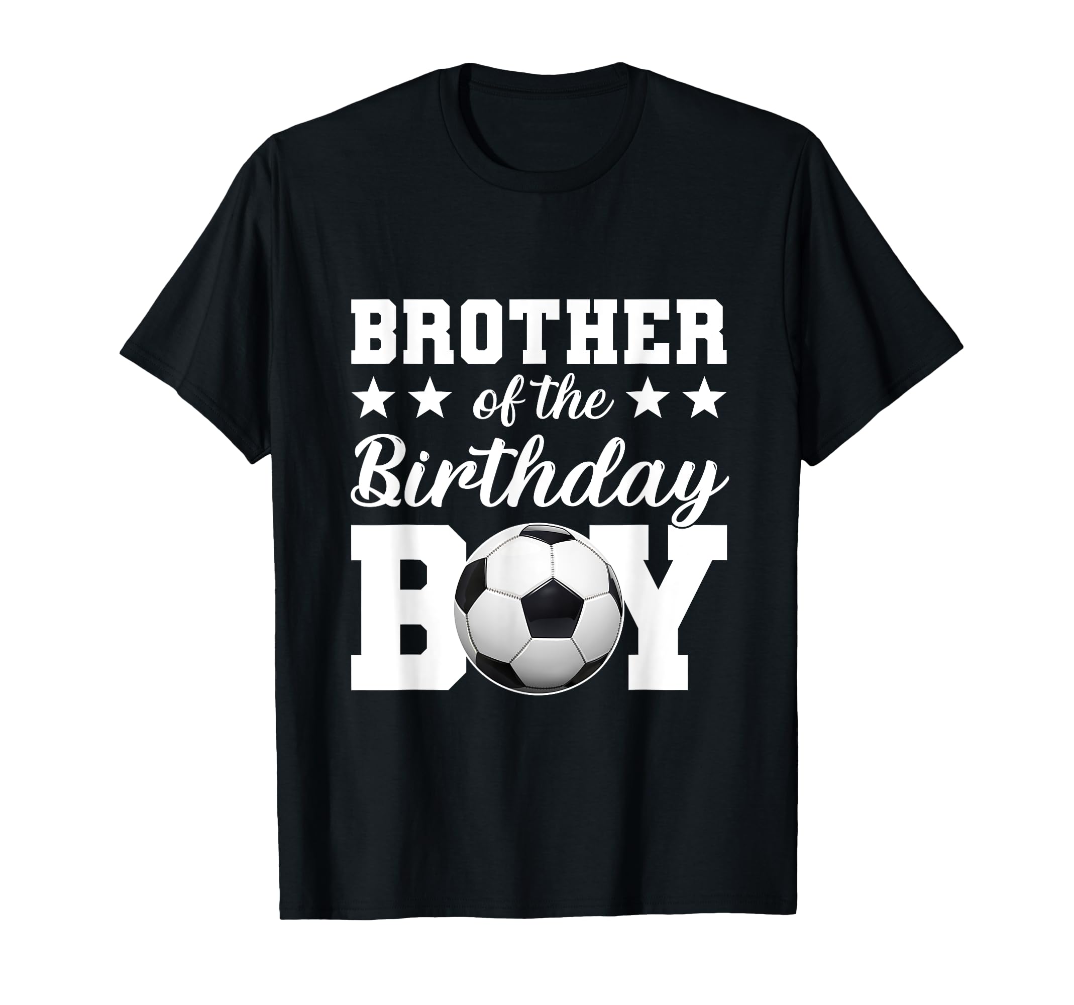 Brother Birthday Soccer Birthday T-Shirt - Streetwear Style for Adults