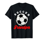 Funny Grandpa Proud Soccer Lover T-Shirt - Custom Art Print for Adults