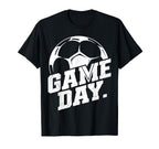 Game Day Soccer Mom Dad Coach Awesome T-Shirt - Unique Graphic Men Women