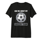 Coaching Soccer Dad Coach Soccer Coach Tri T-Shirt - Trendy Graphic Unisex