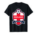 England Flag Football Soccer English Fan T-Shirt - Aesthetic Graphic Unisex