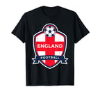 England Flag Football Soccer English Fan T-Shirt - Aesthetic Graphic Unisex