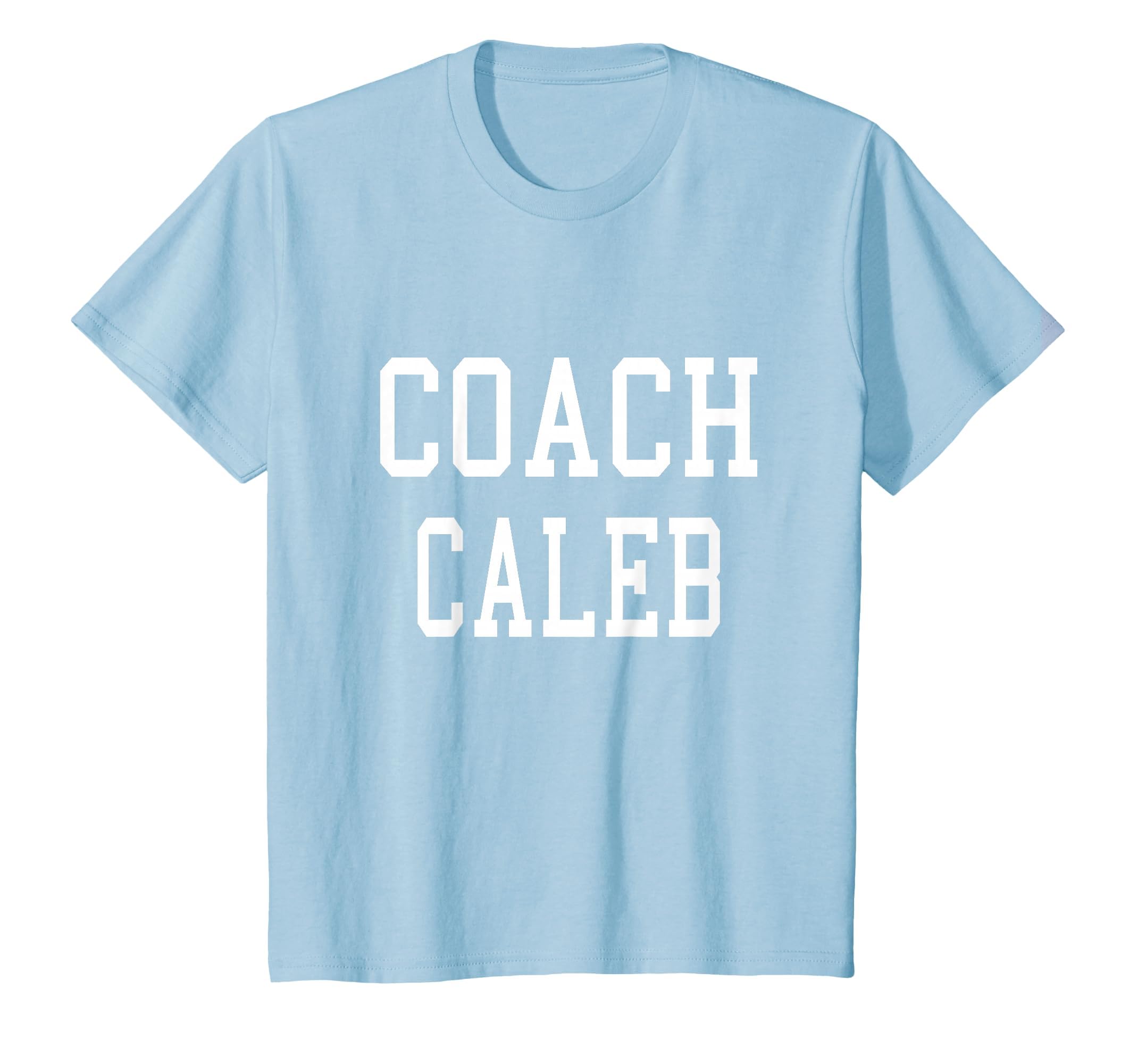 Coach Caleb Custom Football Soccer T-Shirt - Novelty Apparel Unisex