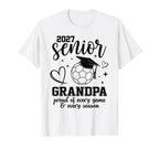2027 Senior Soccer Grandpa Proud T-Shirt - Aesthetic Graphic Men Women