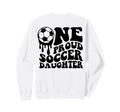 Proud Soccer Daughter Soccer Ball Sweatshirt - Novelty Apparel Men Women