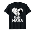 Ball Mama Funny Soccer Volleyball T-Shirt - Casual Everyday Wear Unisex