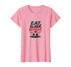Eat Sleep Soccer Repeat Funny Sports T-Shirt - Custom Art Print Men Women