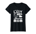 Soccer Act Like Lady Boss Cheer Like Mom T-Shirt - Custom Art Print Unisex