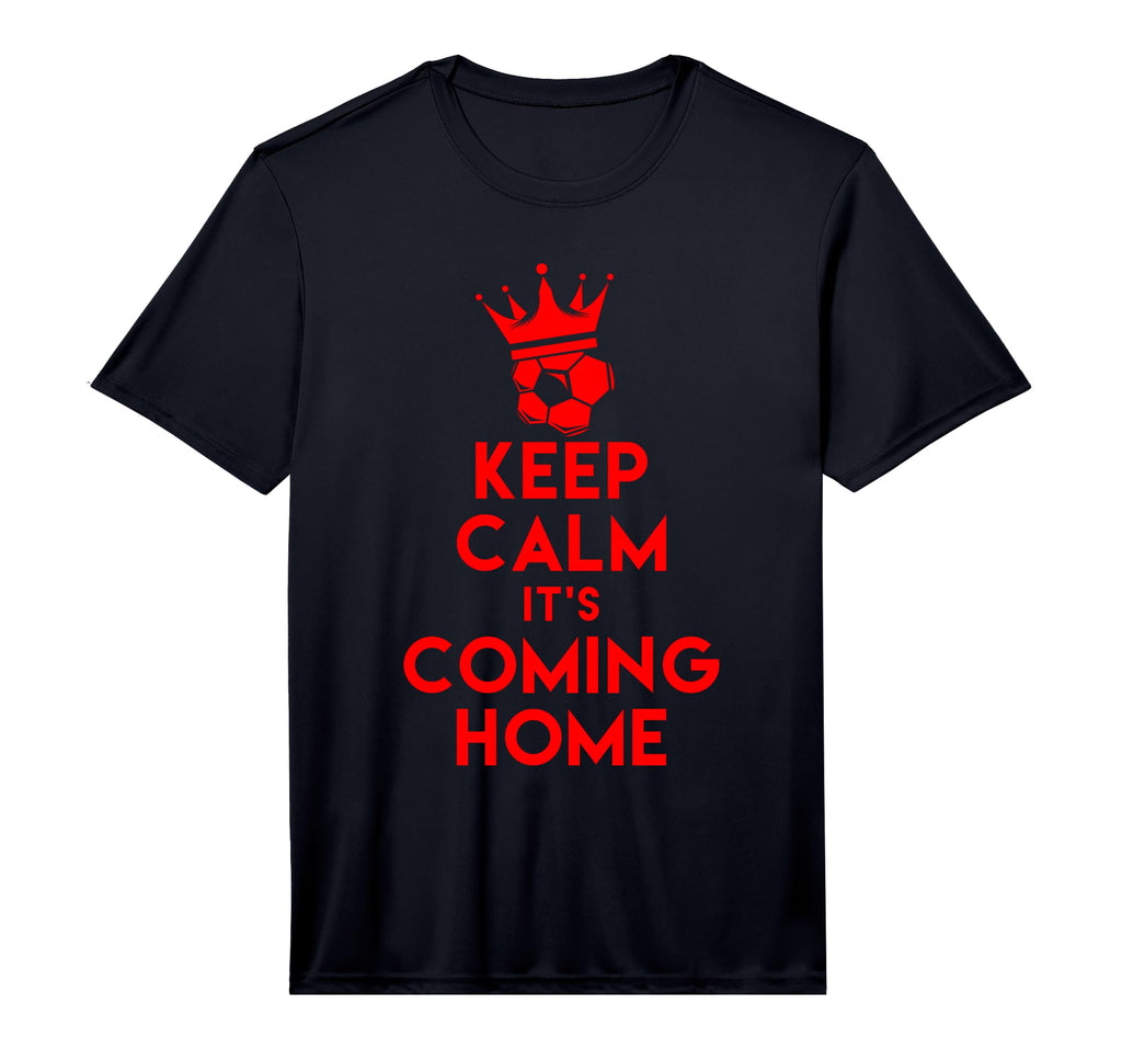 Keep Calm It S Coming Home Football T-Shirt - Aesthetic Graphic for Adults