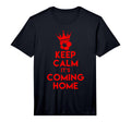 Keep Calm It S Coming Home Football T-Shirt - Aesthetic Graphic for Adults