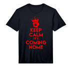 Keep Calm It S Coming Home Football T-Shirt - Aesthetic Graphic for Adults