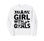 Goals Soccer Sweatshirt - Casual Everyday Wear for Adults